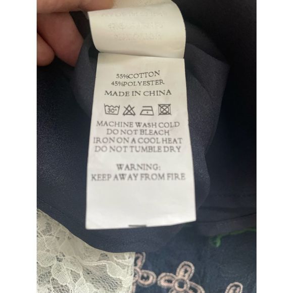 💙 Comino Couture Embroidered Lace Dress - Picture 12 of 16